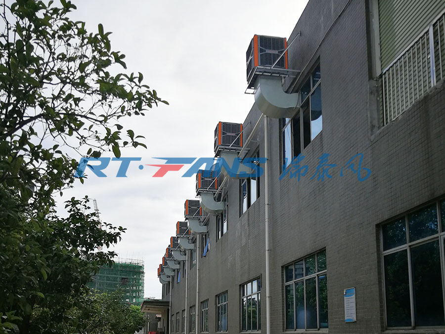 開放式或半開放式廠房降溫可以選擇工業(yè)冷風機
